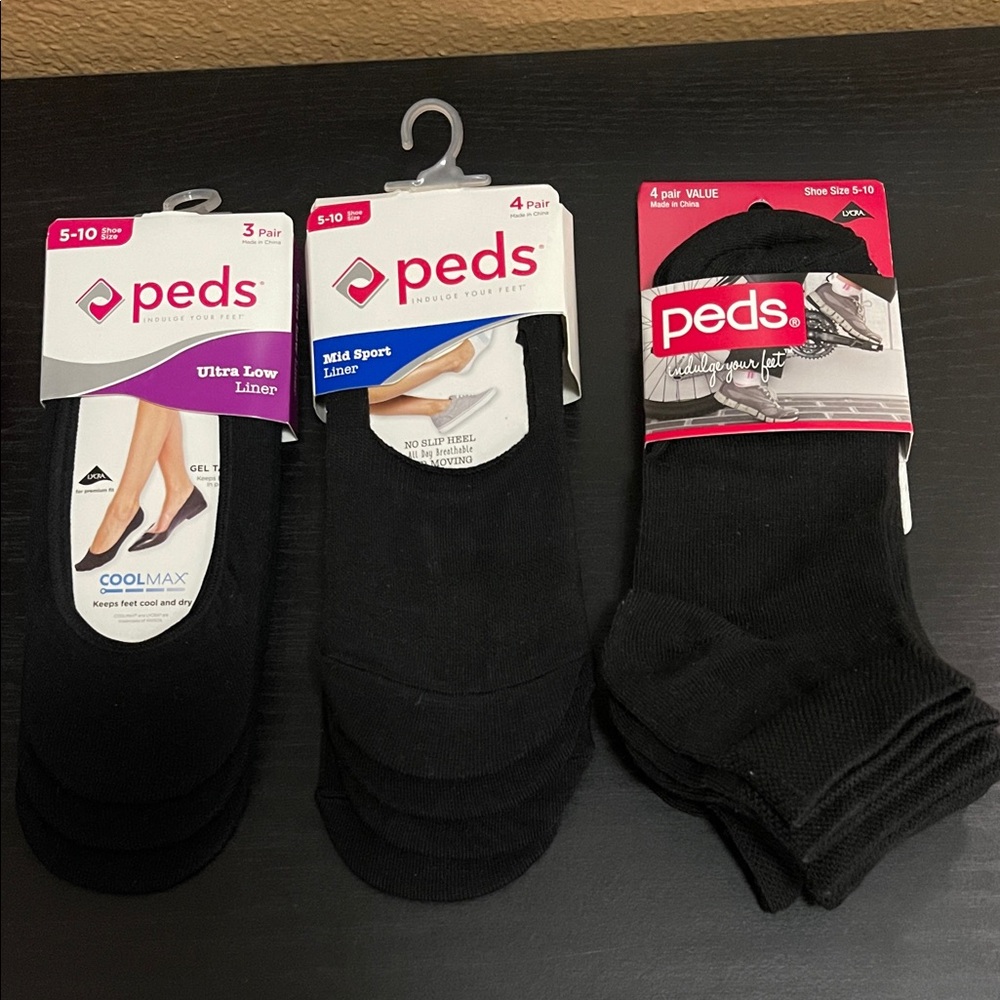 11pairs PEDS Liner Socks - 11 Pairs NWT